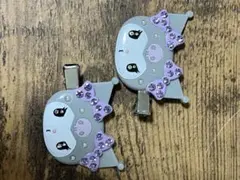サンリオ ヘアクリップ グレーキャラクター