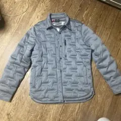 ワークマン　ダウンジャケット　グレー