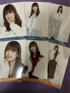 乃木坂46 生写真 吉田綾乃クリスティー ボアコート クロップド
