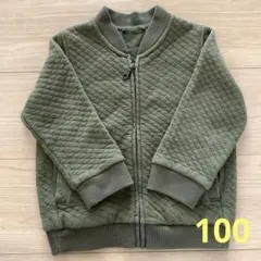 キルトジャケット　カーキー UNIQLO 100