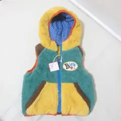 新品　Bitz'z リバーシブル　中綿　ベスト 90　■　D338
