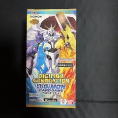 新品未開封　DIGIMON GENERATION BOX テ－プ付き　1box デジモンカードゲーム AD-01 DIGIMON GENERATION BOX - メルカリ