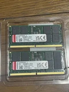 Kingston メモリ32GB 2枚 CPMM1652102 Kingston メモリ32GB 2枚 CPMM1652102 - メルカリ