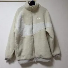 NIKE 나이키 빅 스와시 보어 플리스 재킷 리버시블