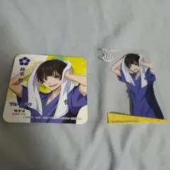 ブルーロック　極楽湯コラボ　クリアカード　コースター