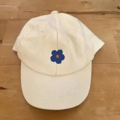 韓国風　キッズ　花刺繍キャップのサムネイル