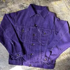 リーバイス コーデュロイ ジャケット パープル 70s 70505 USA製