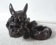 希少骨董品黒い獅子頭　置物 希少骨董品黒い獅子頭 置物 - メルカリ