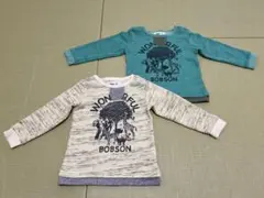 BOBSON 動物プリント トレーナー 95サイズ