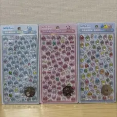 【正規品】ボンボンドロップシール ミニ しずくちゃん うるおいちゃん他3枚セット