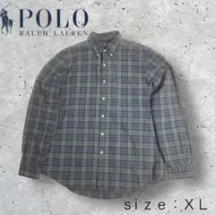 Ralph Lauren ラルフローレン 長袖シャツ チェックシャツXL
