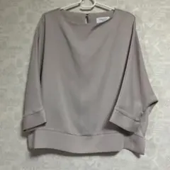 OPAQUE.CLIP ベージュ 五分袖 トップス