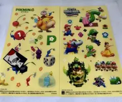 スーパーマリオブラザーズ ワンダー & ピクミン4 ステッカーセット　シール