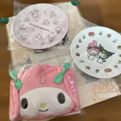 モスバーガー　福袋　マイメロディ エコバッグ　メラミンプレート