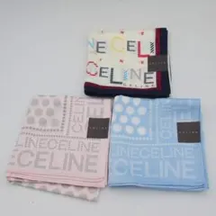 CELINE セリーヌ ハンカチ 3枚セット