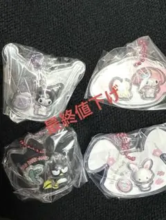 サンリオ　パッケージチャーム　クロミ　マイメロ　バットばつ丸　ウィッシュミーメル