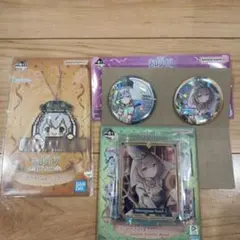 ホロライブ　一番くじ　白銀ノエル　アクリルスタンド　缶バッジ　ラバーチャーム