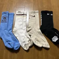 Nike Lサイズ（25.0〜27.0） ソックス4組