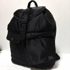 新品同様✨廃盤 ポータータンカー リュック ボタン A4可 ブラック 吉田カバン