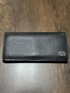 GUCCI 長財布　ブラックレザー