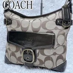 Coach Signature MiniBag Brown Y2K pouch - メルカリ