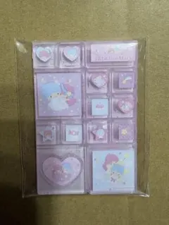 サンリオ トレーディングミニタイルシール リトルツインスターズ キキララ