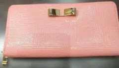 サマンサタバサプチチョイス　長財布　ピンク　ほぼ未使用