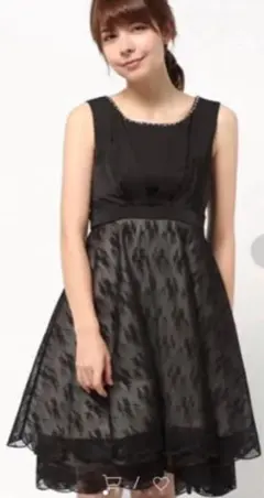 Dorry doll パーティードレス　ブラック　ドレス ワンピース　黒