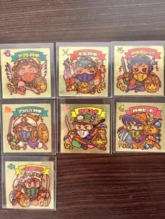 旧ビックリマン　天使　神帝7人セット　悪魔vs天使シール