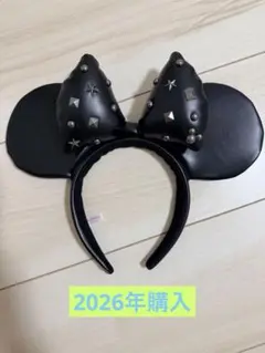 ディズニー カチューシャ ブラック スタッズ - メルカリ