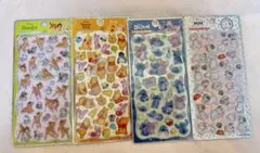 【正規品】【残りわずか】 ディズニー プチドロップステッカー 4点セット