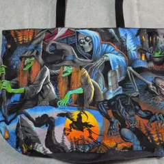 ○超ドでか○ハロウィン柄バケツ型エコバッグ