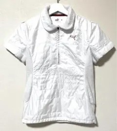 PUMA 起毛　ハーフジップ　半袖　スニード