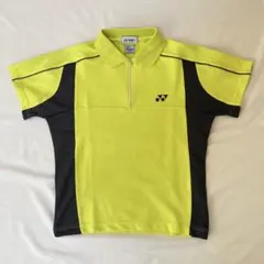 YONEX イエロー/ブラック ポロシャツ M ジュニア