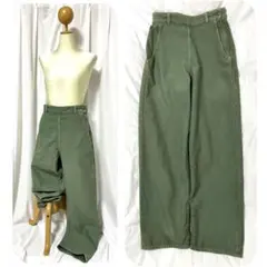 スピックアンドスパン別注　レッドカード　レモネード ランチパンツ　ワイドチノ