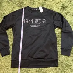 新品Ｌサイズ　フィラメンズ防風ボンディングトレーナー　サンプル品　ブラック