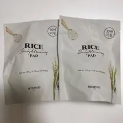 スキンフード　トナーパッド　ライス