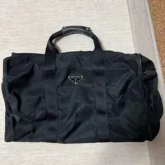 アベヒロシ様専用 プラダ ボストンバッグ サフィアーノ 三角ロゴ 2way