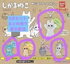 しかるねこ めじるしアクセサリー 4つセット