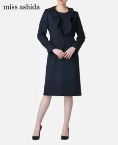 美品 miss ashida 2025年 フリルカラーアンサンブル ネイビー11