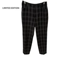 LIMITED EDITION チェック柄パンツ 9号 Mサイズ グレー系のサムネイル