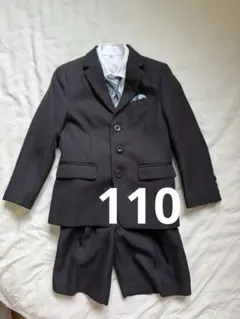 110 黒 フォーマルスーツ ショートパンツセット