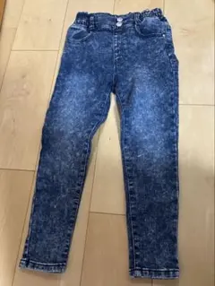 NAVY. デニム風スリムフィットパンツ 130