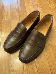 美品 Berwick 1707 ペニーローファー ブラウン UK7.5 箱付 - メルカリ