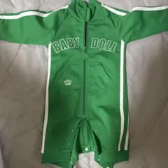 BABY DOLL グリーンロンパース 70サイズ