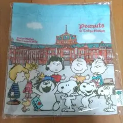 スヌーピー 東京駅限定　丸の内駅舎　巾着