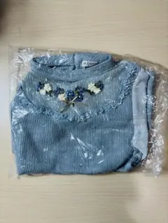 axes femme 新品タグ付 花刺繍ニットトップスM