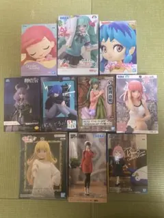 【匿名配送】美少女キャラクター、フィギュアコレクション、10点セット、まとめ売り