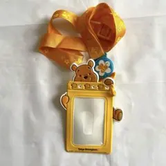[新品未使用品] レトロ品！！ くまのプーさん IDホルダー ストラップ付