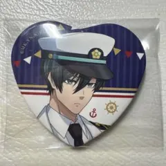 ブルーロック　描き下ろし　ハート缶バッジ　マリンルック　糸師凛
